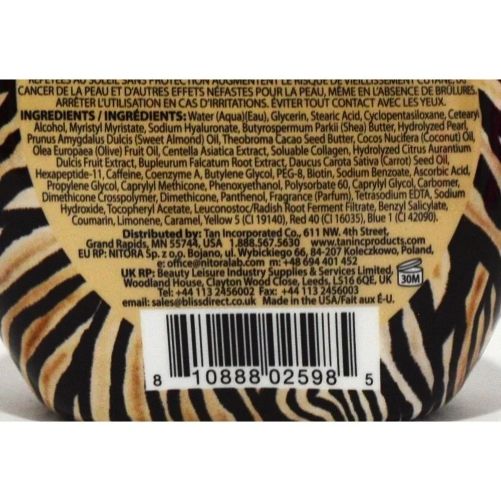 Brown Sugar Dipped in Dark 400X Bronzer Tanning Lotion 13.5oz Collagen